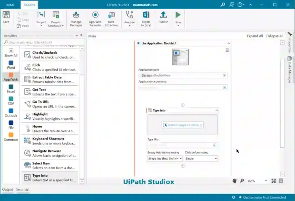 UiPath Studiox Interface - RPA Tutorials