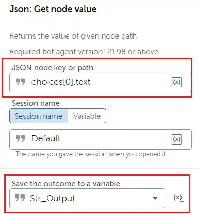 JSON Get Node Values in in Automation Anywhere and ChatGPT Integration - RPA Tutorials