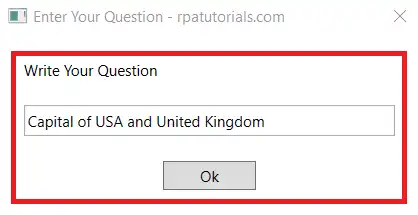 UiPath and ChatGPT Integration Question Box