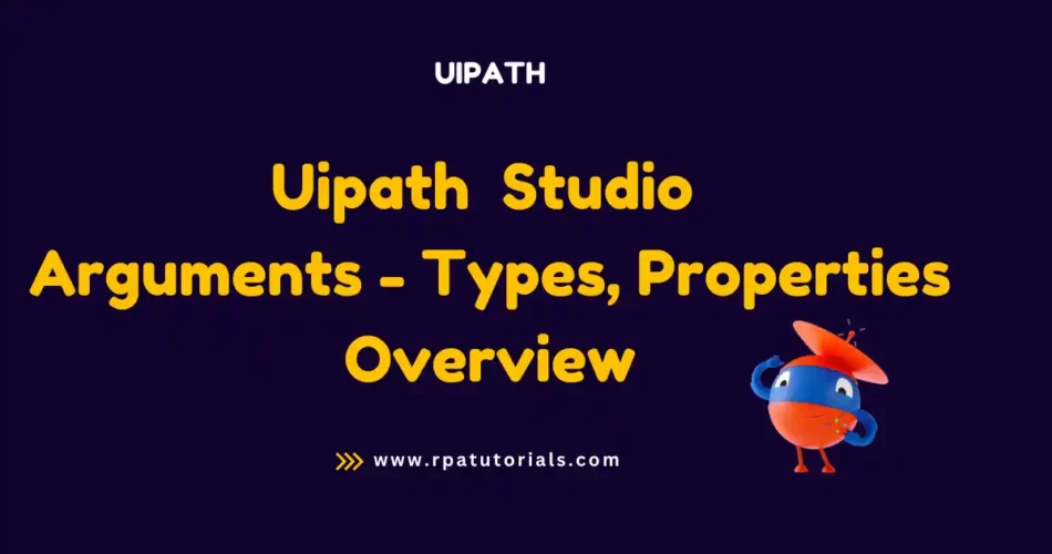 UiPath Arguments