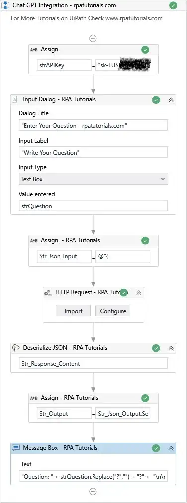 UiPath and Chat GPT Integration Workflow Overview- RPA Tutorials