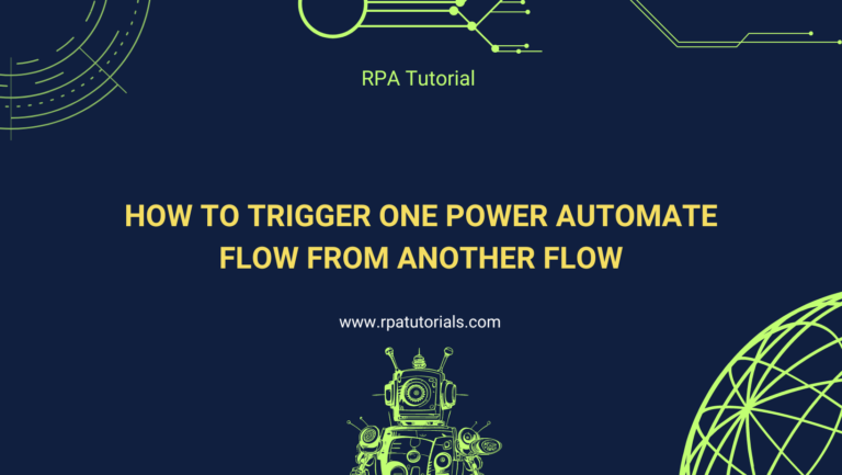 How to Trigger One Power Automate Flow from Another Flow