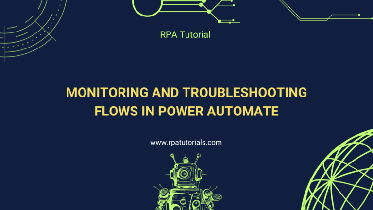 Monitoring and Troubleshooting Flows in Power Automate