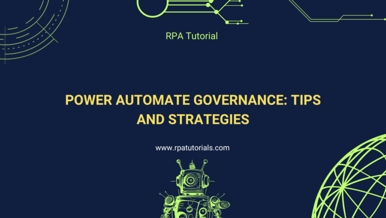 Power Automate Governance: Tips and Strategies