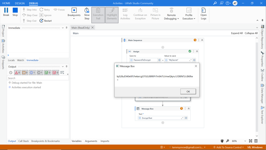 Securing Data in UiPath: Encrypting and Decrypting Text image 162